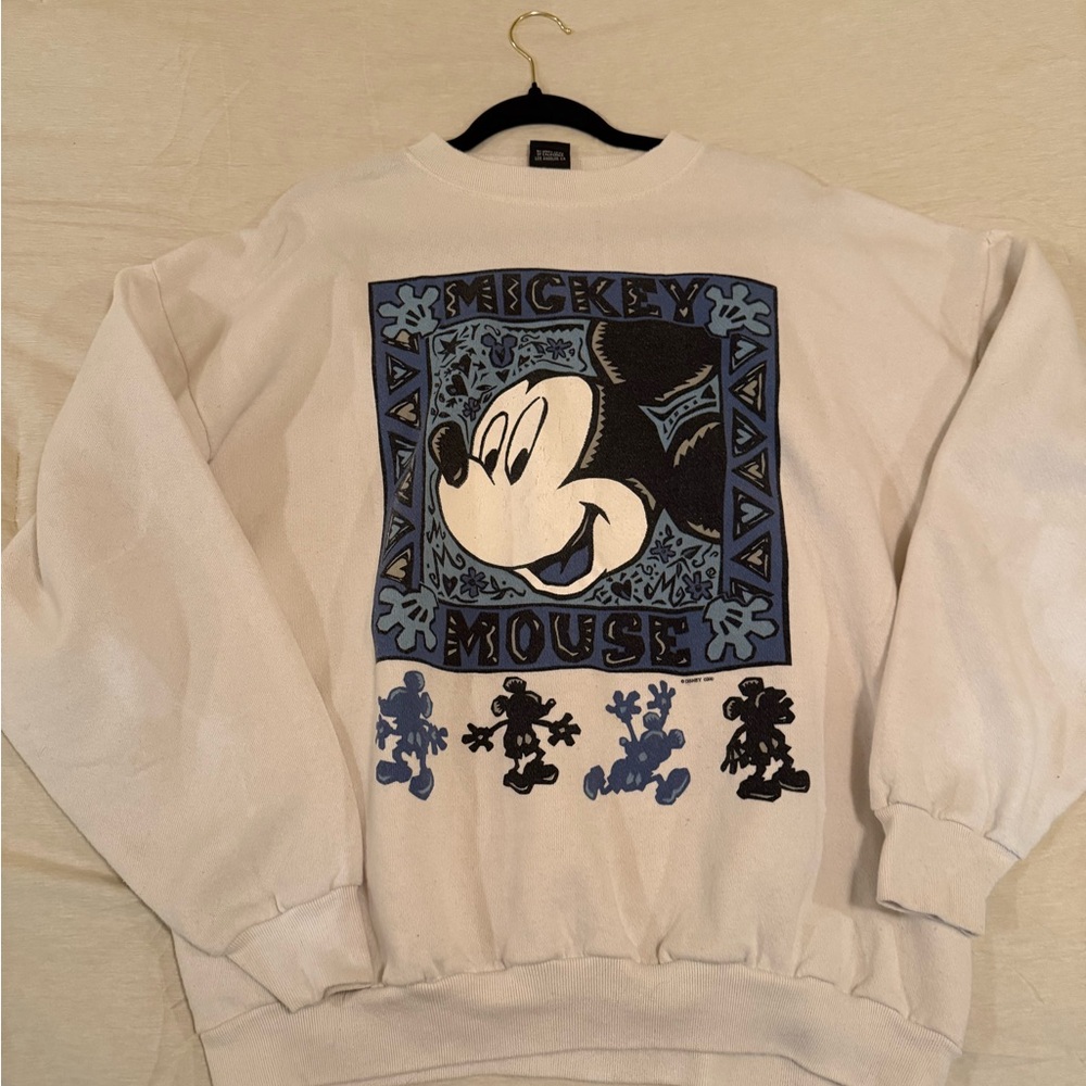 Vintage XL Mickey Crewneck Sweatshirt